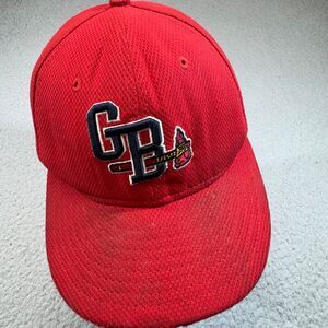 Gwinnett Braves‎ Baseball Hat Cap Fitted 6 7/8 Youth Red New Era 59 Fifty MiLB